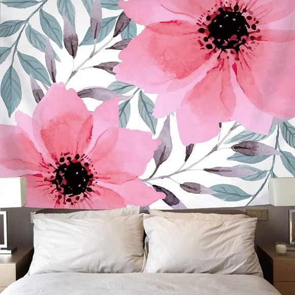 Chic Floral Bohemian Spring/Summer Wedding/Party Indie Tapestry Wall Decor/Art - Picture 2 of 5